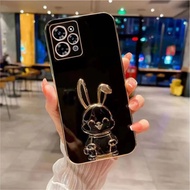 Premium Softcase Plating REDMI 12 4G REDMI 13 4G FREE/FREE Rabbit Phone Holder