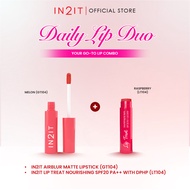 IN2IT Daily Lip Duo - Gel Tint Lip + Lip Treat Nourishing Lip Balm (BDLD)