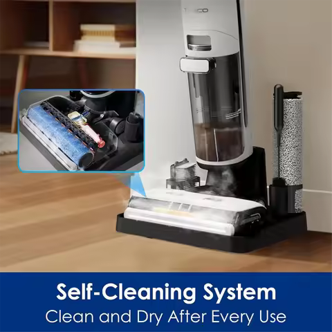 A74X Replacement HEPA Filters and Brush Roller Set for Tineco FLOOR ONE S7 Steam Cordless Wet Dry Fl