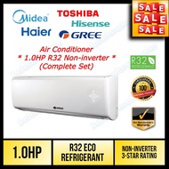 ✉۞﹍* SALE* (1HP) Midea / Hisense / Haier / Gree / Daikin Aircond 1.0HP Air Conditioner Air Conditioner