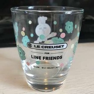 Le Creuset x Line Friends x 7-11 Cony 花形鍋連蓋玻璃杯