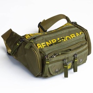 QS Waist Bag + Chest Plain Color Umbrella Cloth Length 29 Cm.there Is A Screen Print. There Are 5 Fr