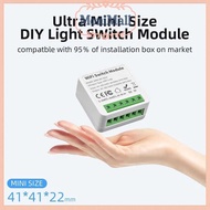 Mini Smart Switch WiFi Tuya 2 Channel Control Module 10A - MINI-W1-2CH