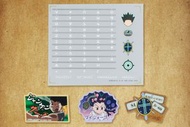 HUNTER×HUNTER GREED ISLAND 貪婪之島 一番賞 K賞 透明貼紙 & 浮雕貼紙- 小傑[平行進口]