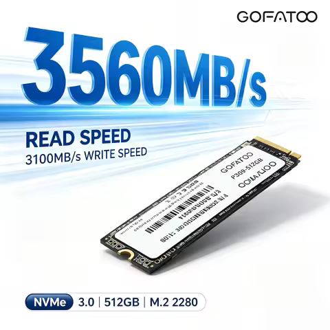 GOFATOO M.2 2280 PCIe3.0×4 Gen3 NVMe SSD 2TB 1TB 512GB 256GB Up to 3560MB/s for Laptop Desktop Game