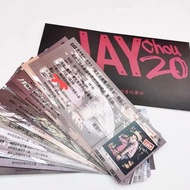 【现货】Around Jay Chou周杰伦Jay同款周边20周年纪念版14张门票根生日礼物贺卡明信片Jay Chou's 20th Anniversary of the Same Style Surroundings