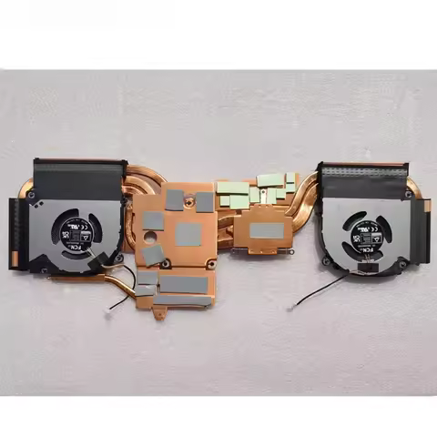 New Laptop CPU GPU Cooler Heatsink Fan for CLEVO Z8 D6 Gaming Medion Schenker 6-31-V15RN-101 RTX40 F