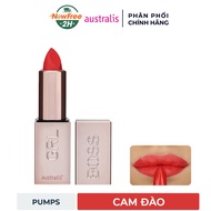 Son Thỏi Australis Dưỡng Môi #Pumps - Cam Đào 3.2g