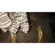 0.5mm flexible brass gold wire