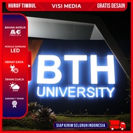 Custom embossed letters, embossed ACRYLIC LETTERS, LED LIGHTS, LED embossed LETTER