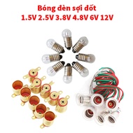 Incandescent light bulb 1.5V 2.5V 3.8V 4.8V 6V 12V E10 swirl tail, 12V light bulb, 12V electric bulb