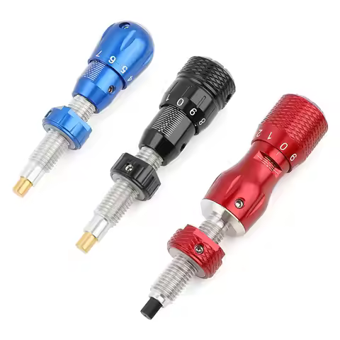 Archery Cushion Plunger Screw-In Pressure Button Plunger Aluminum Alloy Lightweight Adjustable Recur