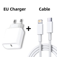 PD 20W Fast Charger For iPhone 14 13 12 11 Pro 7 8 Plus Max Mini XR Type C Cable Fast Charging Date