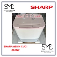 SHARP MESIN CUCI 2 TABUNG 80MW - 7KG MESIN CUCI 2 TABUNG