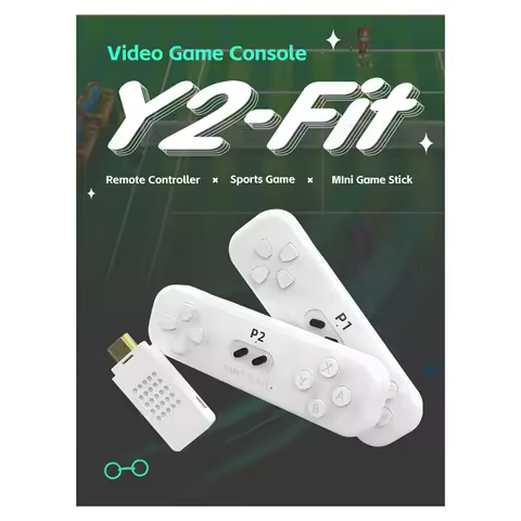 CJSD-Y2 FIT 2.4G Wireless Game Controller Retro Game 4K Classic Motion Sensing Game Console Video Ga