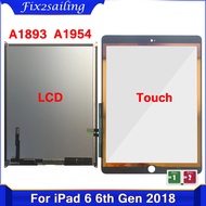 NEW LCD Touch For Ipad 2018 A1893 A1954 Touch Screen Digitizer Panel For Ipad 6 6Th Gen 2018 A1893 A1954 LCD Display Replacement