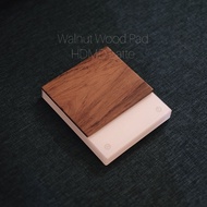 Wooden Pad Timemore Black Mirror Mini Scale (Leather Pad Also Available)