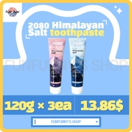 [AEKYUNG] Korea Aekyung Toothpaste 2080 Himalayan Salt toothpaste 2080 Pure Mountain Salt 160 g × 3 EA