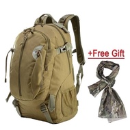 40L Hiking Backpack Military Tactical Bag 3P Bagpack Climbing Camping Beg Travel Waterproof Bagpack 