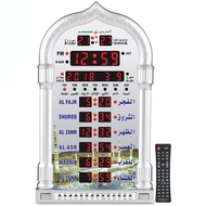 Azan Clock LED Digital Muslim Clock Islamic Wall Clock, Prayer Times Wall Clock,Mosque,Masjid Clock