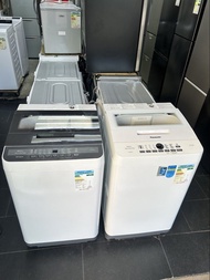 新淨二手Panasonic 波輪翻蓋日式洗衣機7kgWashing Machine (已全桶消毒清潔)