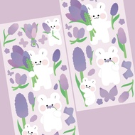 [DALZZI PLANET] Lavender sticker / made korea sticker / diary sticker / daily sticker