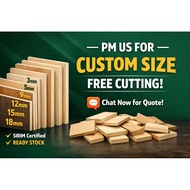 Custom Cut Plywood Board 3mm 9mm 15mm 18mm | Ready Stock | Malaysia
