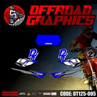 YAMAHA DT 125 DECALS | HIGH QUALITY | DT125_005