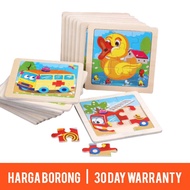 Harga Borong Kids Wooden Jigsaw Puzzle Early Education Toys