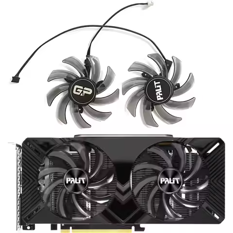 2 new PALIT RTX 2060 2060 Super 2070, GTX 1660 1660TI dual graphics card cooling fan GA91S2U 85MM RT