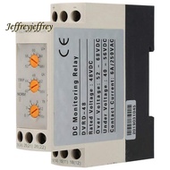 35mm Rail withLED Lights Voltage Monitoring Relay Voltage Monitoring Relay forDC Motor 52-68V 40-56V