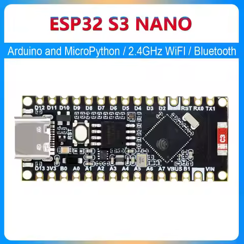ESP32-S3 Nano ESP32-S3R8 board Band 2.4GHz Wi-Fi and Bluetooth Internet of Things MicroPython compat