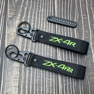 Kawasaki Motorcycle Keychain ZX4R ZX4RR Key Pendant Decoration Lanyard Accessories