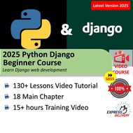 [Video Course] 2025 Python Django Beginner Course - Learn Django web development [130 Lessons Video 