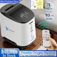 [High Quality+Inventory] VARON Oxygen Generator Atomization+Oxygen Concentrator Machine, 1-7L/Min Adjustable Portable Travel Oxygen Machine
