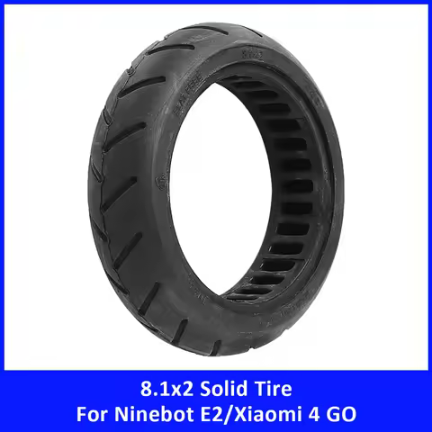 8.1x2 Solid Tire for Ninebot E2 for Xiaomi 4 GO Honeycomb Shock Absorbing Tyre Replacement Wheel Ele