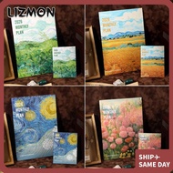 LIZMON 2Pcs/Set Planner Notebook, Life Check-in Work Efficiency 2026 Schedules Notebook, Efficient A