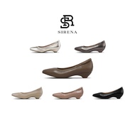 SIRENA รองเท้าหนังแท้ ส้น 1.5 นิ้ว รุ่น MARINA | รองเท้าคัทชูผู้หญิง รองเท้าทำงานผู้หญิง หัวแหลม รอง