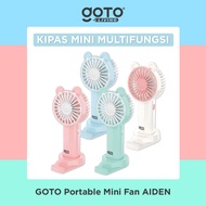Goto Aiden Kipas Angin Mini Fan Genggam Tangan Lucu Portable Charger