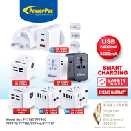 PowerPac Multi Travel Adapter USB Charger | USB-A | USB-C (PP7980/PP7981/PP7966/PP7977/PP7970)