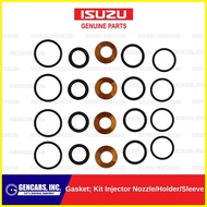 ◙ ◸ ▥ Isuzu Gasket; Kit Injector/Holder/Sleeve for Isuzu Trooper 4JX1 (Genuine Parts)