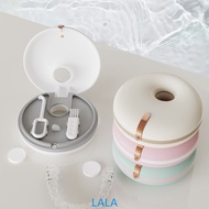 <LARR8.8>Donut-shaped Braces Case Portable Storage Box For Orthodontic Invisible Aligners Braces Cas