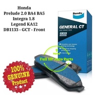Bendix DB1133GCT Front Brake Pad - H/D Integra 1.8 Legend KA12 Prelude 2.0 BA4 BA5
