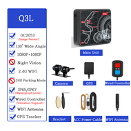 VSYSTO Q3L กล้องติดมอเตอร์ไซค์ Full HD 1080P เซนเซอร์ Sony 307 มุมกว้าง 150° รองรับ Wi-Fi 5GHz พร้อม