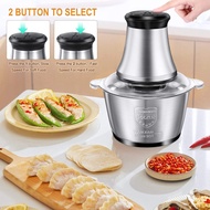 Electric Meat Grinder Stainless Steel Chopper Kitchen Utensils Vegetable Grinder Slicer Household Bl