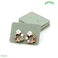 NG1ZX 100pcs Stud Earring Display Holders, 3.5x2.5cm Hang Hole Design Earring Cards For Packaging, P