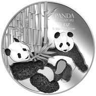 FC1 Puregold 1 Oz Giant Panda (Series 2) Silver Medallion | 999 Pure Silver