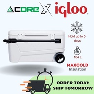 🔥100% ORIGINAL🔥 Igloo Sunset Glide 110 Cooler Box (104L)