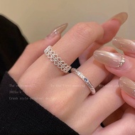 Hollow Lace Open Ring Female Open Adjustable Personality Ring Hollow Lace Open Ring Female Open Adju