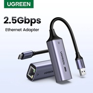 UGREEN 2.5G 2500Mbps USB Ethernet Adapter UGREEN USB3.0 Type A/C Dual Interface LAN Network Card for